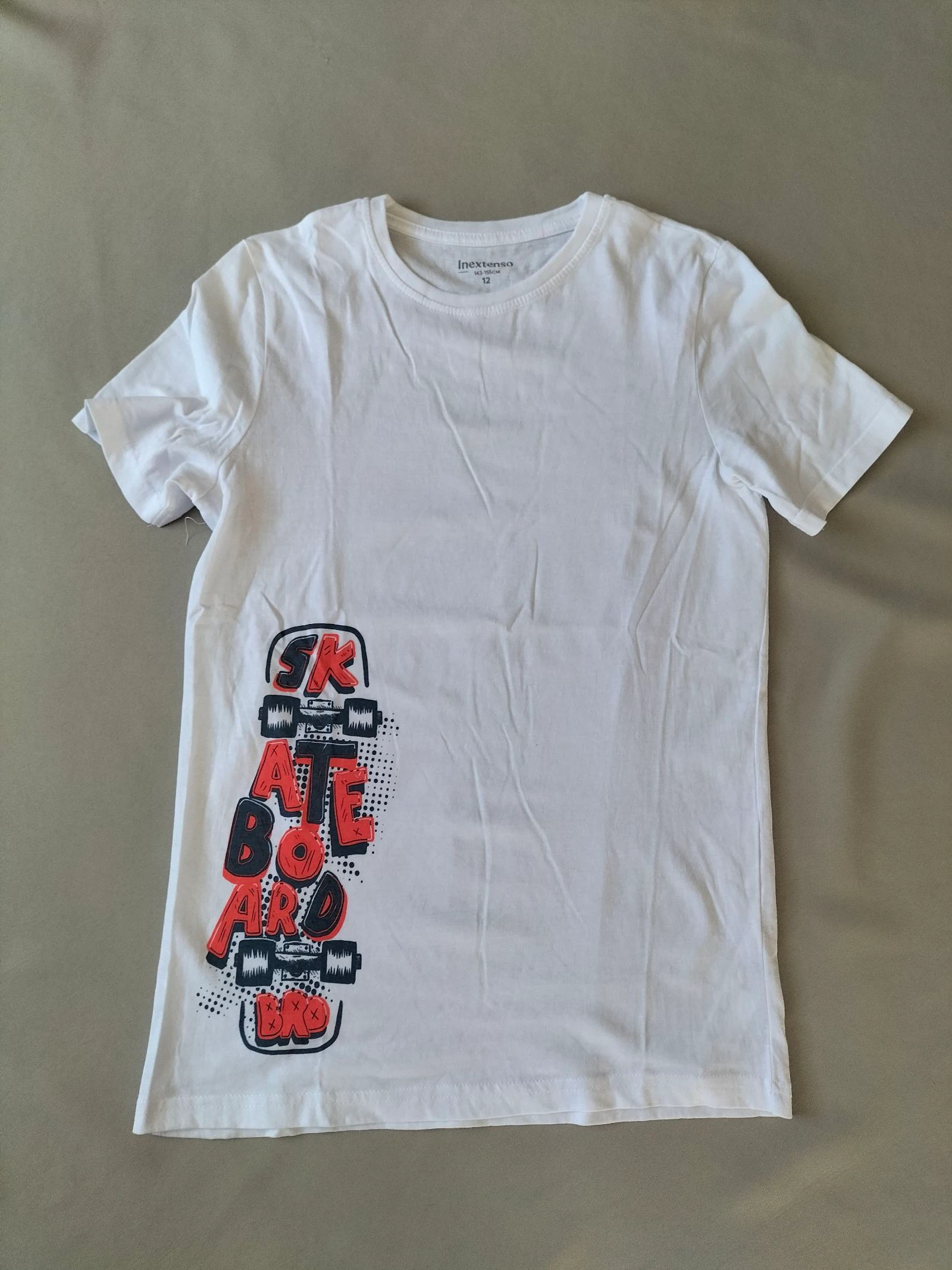Camiseta Skate 12 anos | In Extenso | Novo | Branco e multicolorido – photo 2